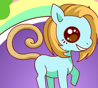 Primo Primate Tail on Pony.PNG