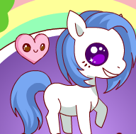 Blushing Pink Heart on Pony.PNG
