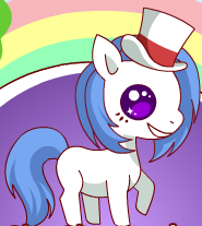 Silky White Top Hat on Pony.PNG